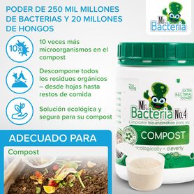 Acelerador de compostaje con microorganismos